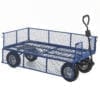 Industrial General Purpose Truck MESH BASE/SIDES - 1500x750x360 - Puncture Proof Whls