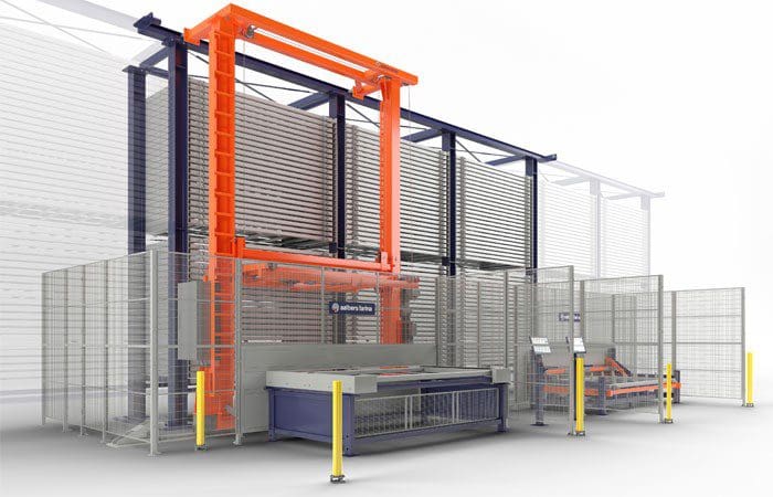 , Spider sheet metal storage rack