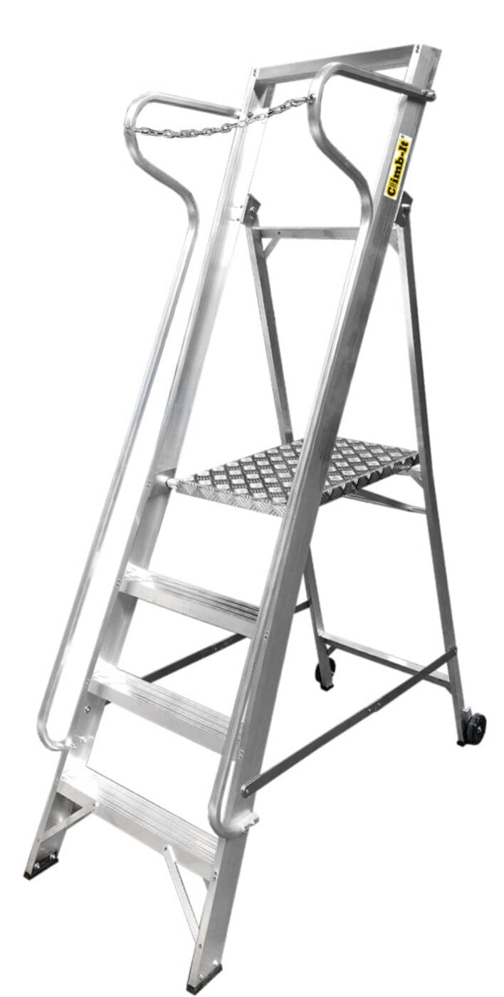 Aluminium Wide Steps - Uki Storage Limited