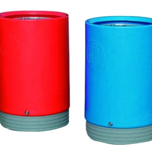 Open Top Litter Bins - 3 x Moulded Concrete Ballast Blocks