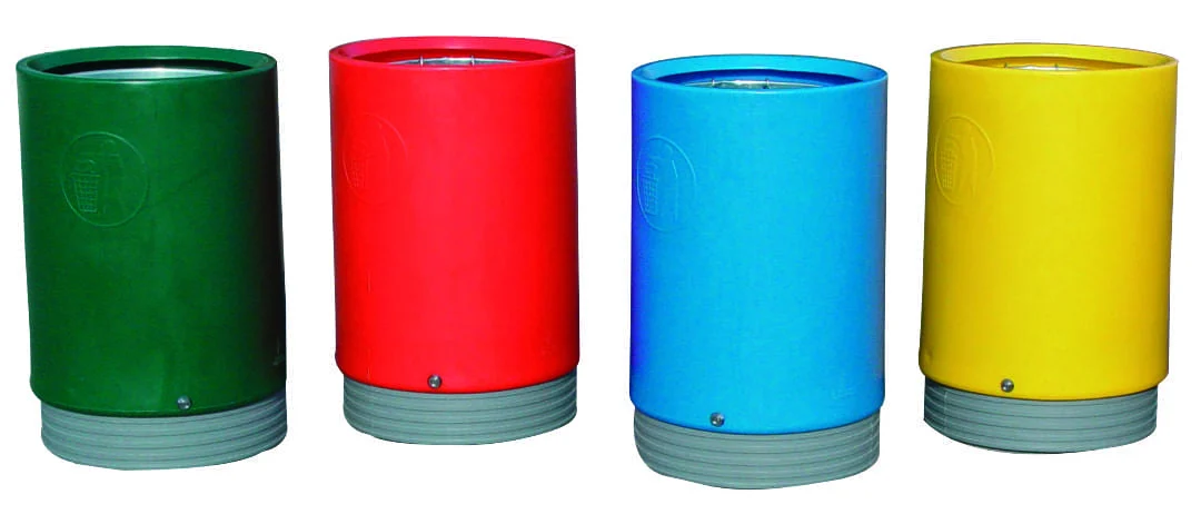 Open Top Litter Bins - Fixing Plate & 4 Fixing Bolts