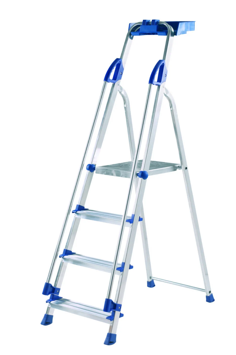 Professional Aluminium Folding Steps with Tool Tray