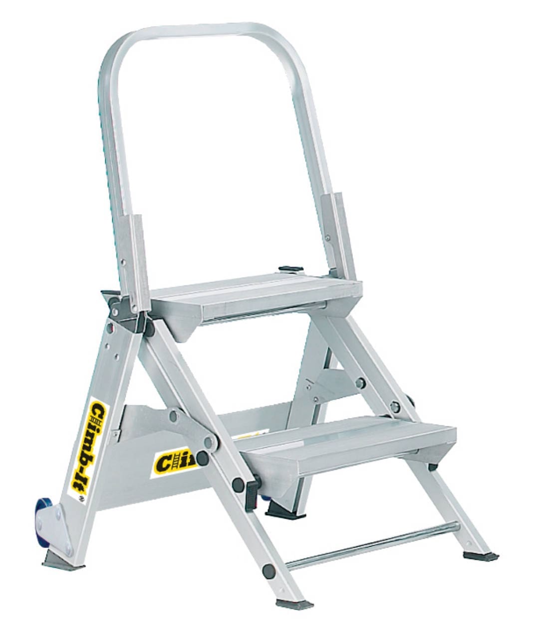 Easy Slope Aluminium Folding Leader Steps - Uki Storage Limited