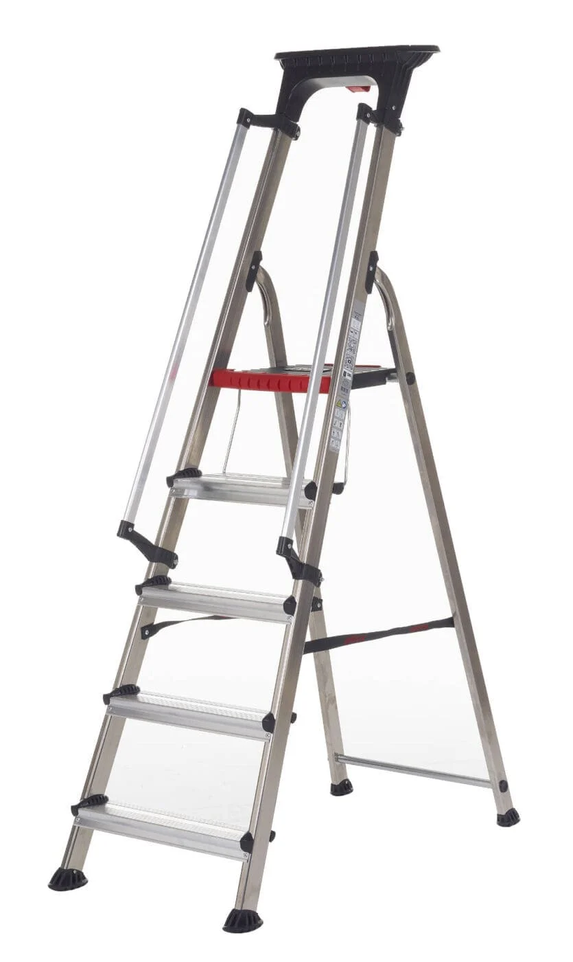 Double Decker Aluminium Stepladder with Handrails