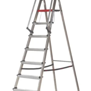Double Decker Aluminium Stepladder with Handrails