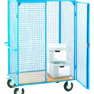 Heavy Duty Distribution Trucks with Veneer Shelves - With Lockable Doors