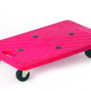 Mini Plastic Platform Dolly - Red