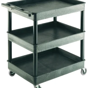 Proplaz Superstrength Plastic Multi-Purpose Trolley - 3 Storage Trays