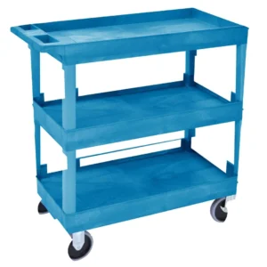 Proplaz Superstrength Plastic Multi-Purpose Trolley - 3 Trays