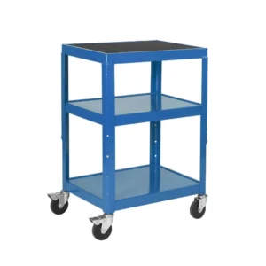 Adjustable Height Trolley - Blue