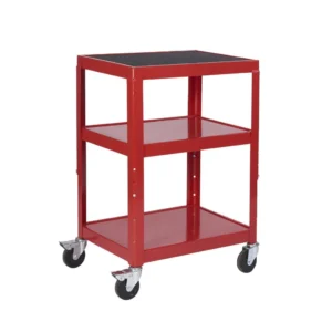 Adjustable Height Trolley - Red