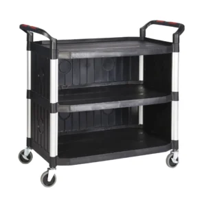Proplaz Shelf Trolley - 3 Shelves with Plastic Sides