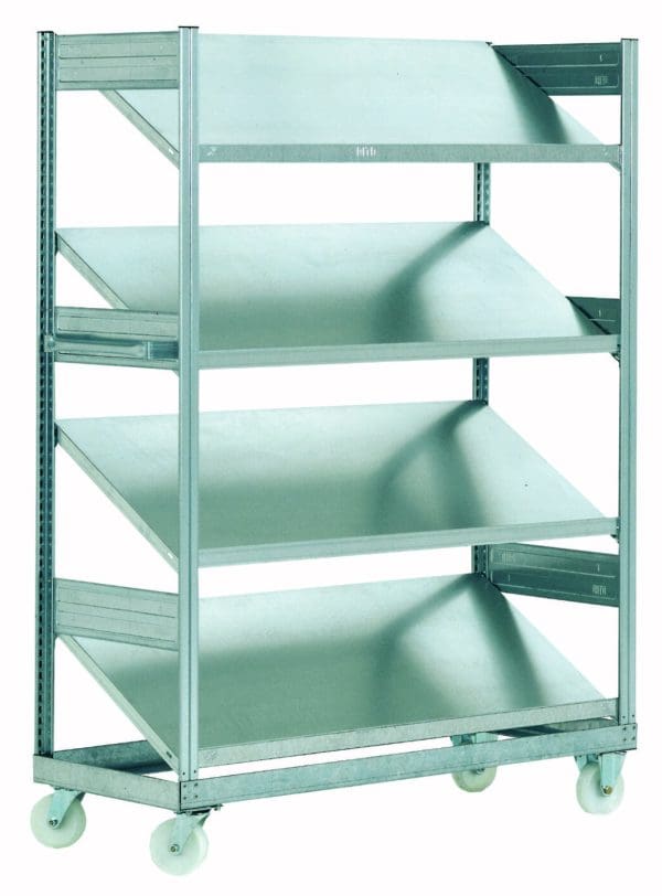 Inclined Mobile Shelving