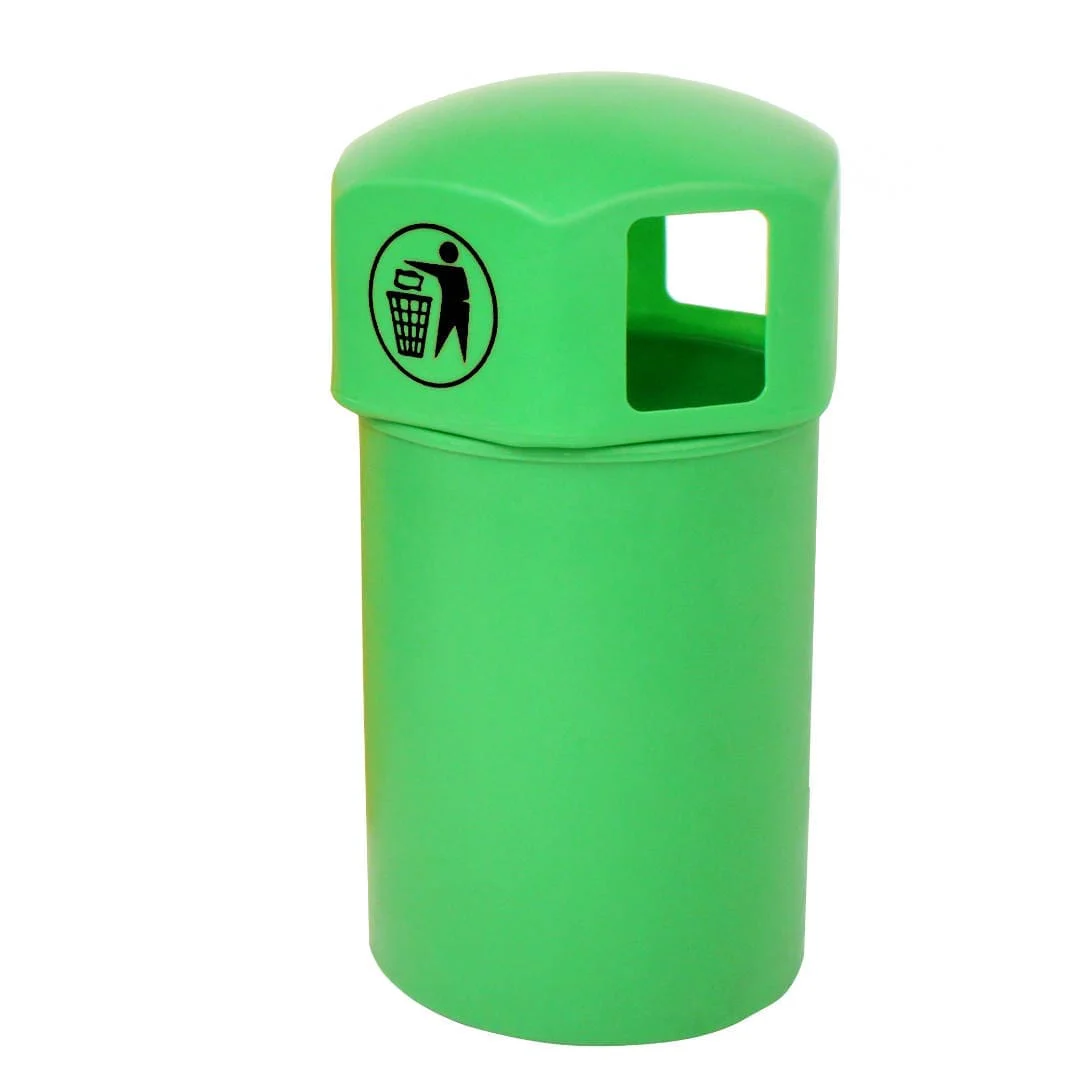 Litter Bins with Tidy Man Logo