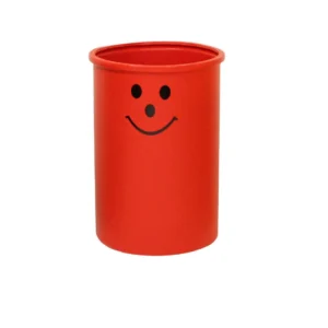 Litter Bins with Smiley Face Logo
