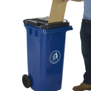 Wheeled Bins with Letter Slot Lid