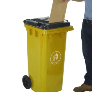 Wheeled Bins with Letter Slot Lid