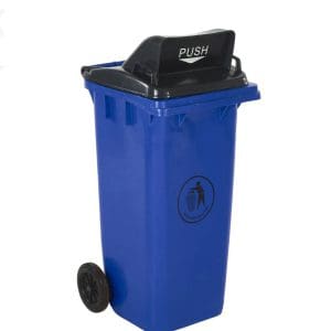 Wheeled Bins with Push Flap Lid