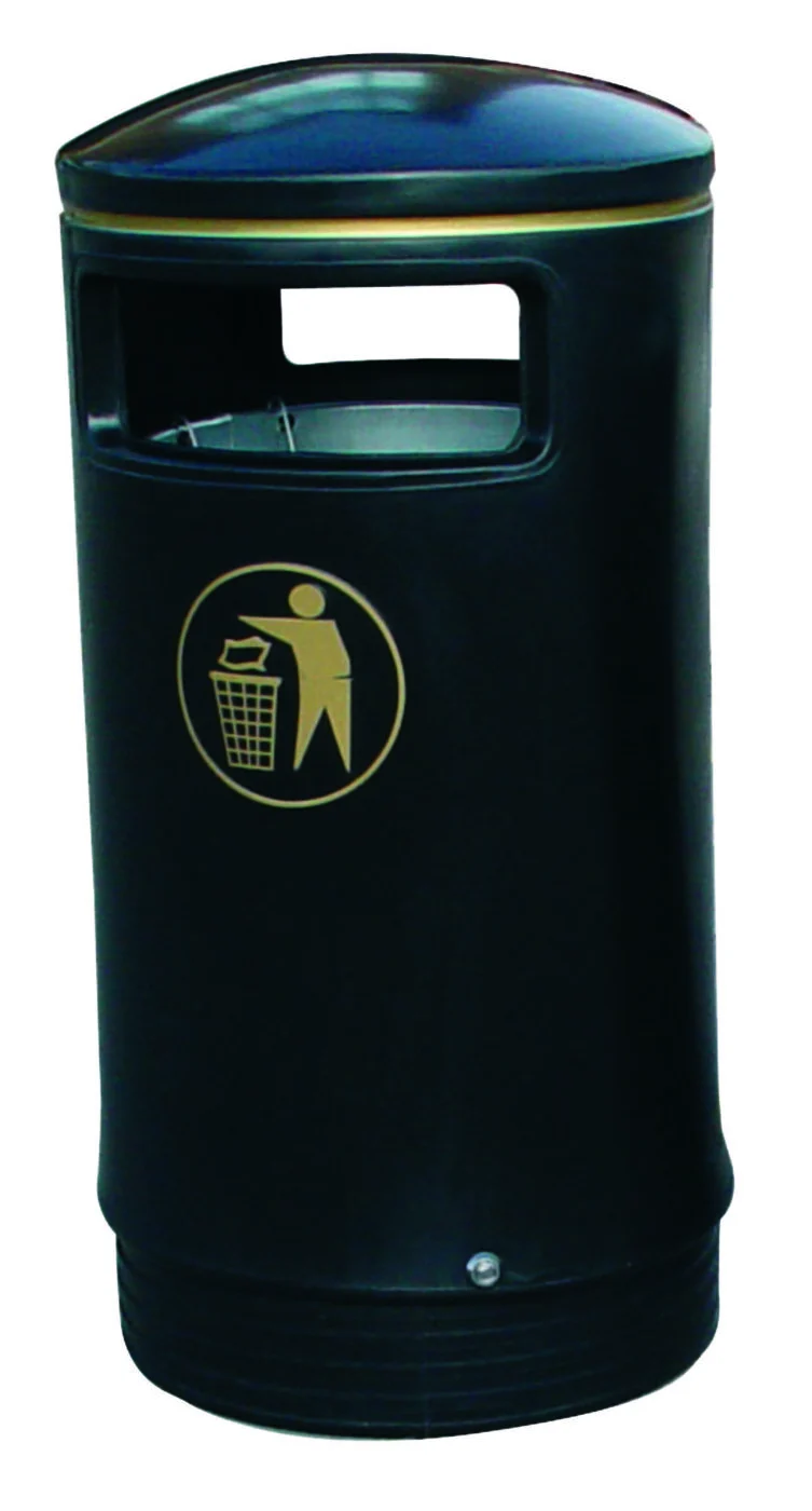 Hooded Top Victorian Litter Bins