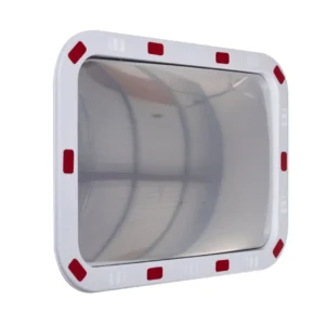 Rectangular Traffic Mirrors with Reflective Edges