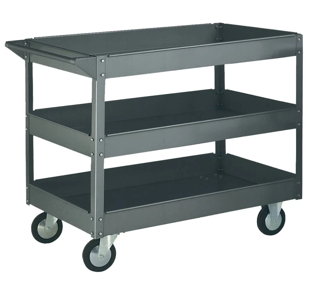 Deep Tray Trolley - 3 Shelves