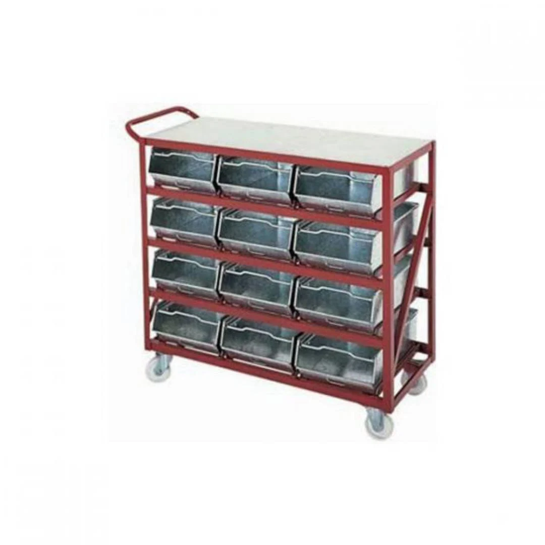 Galvanised Bin Trolleys