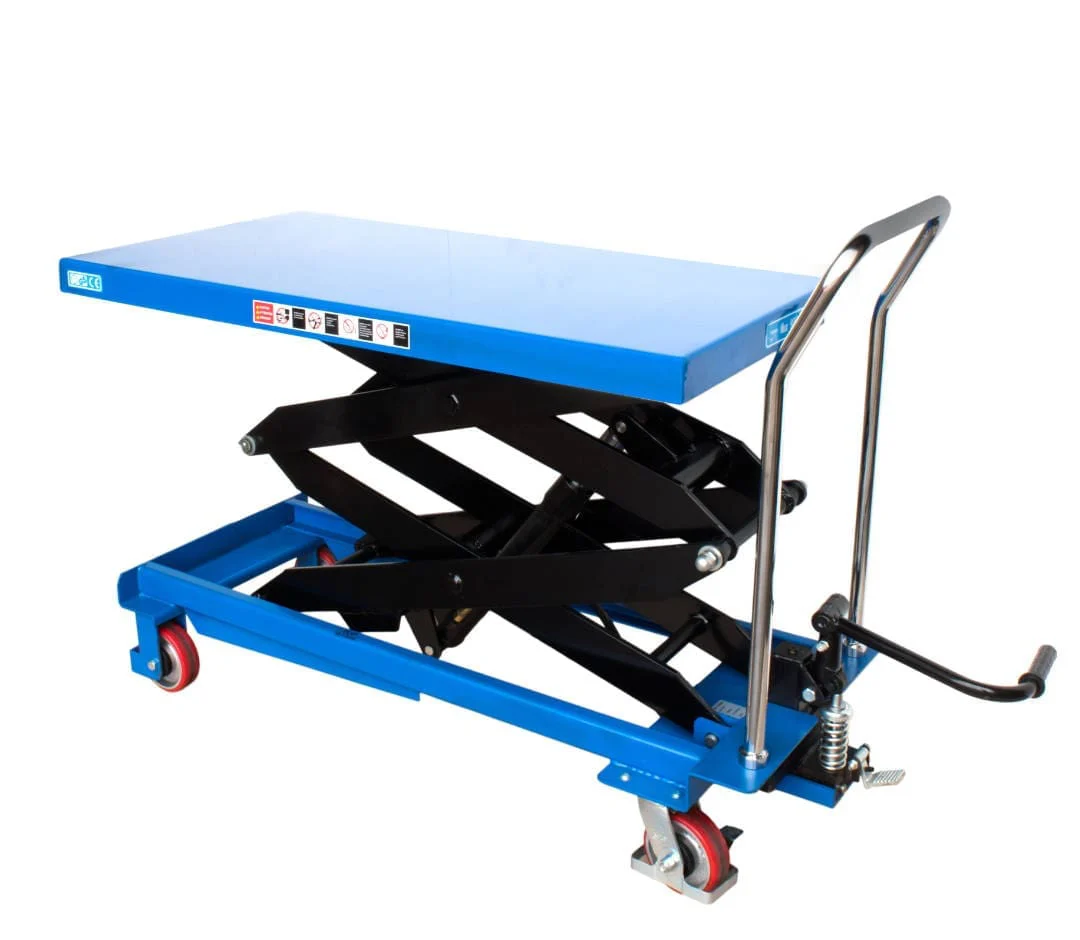 VULCAN Double Scissor Pump Operated Lift Table