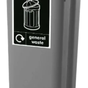 Recycling Bins with Coloured Lids