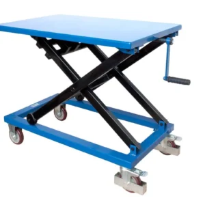VULCAN Single Scissor Winch Operated Lift Table