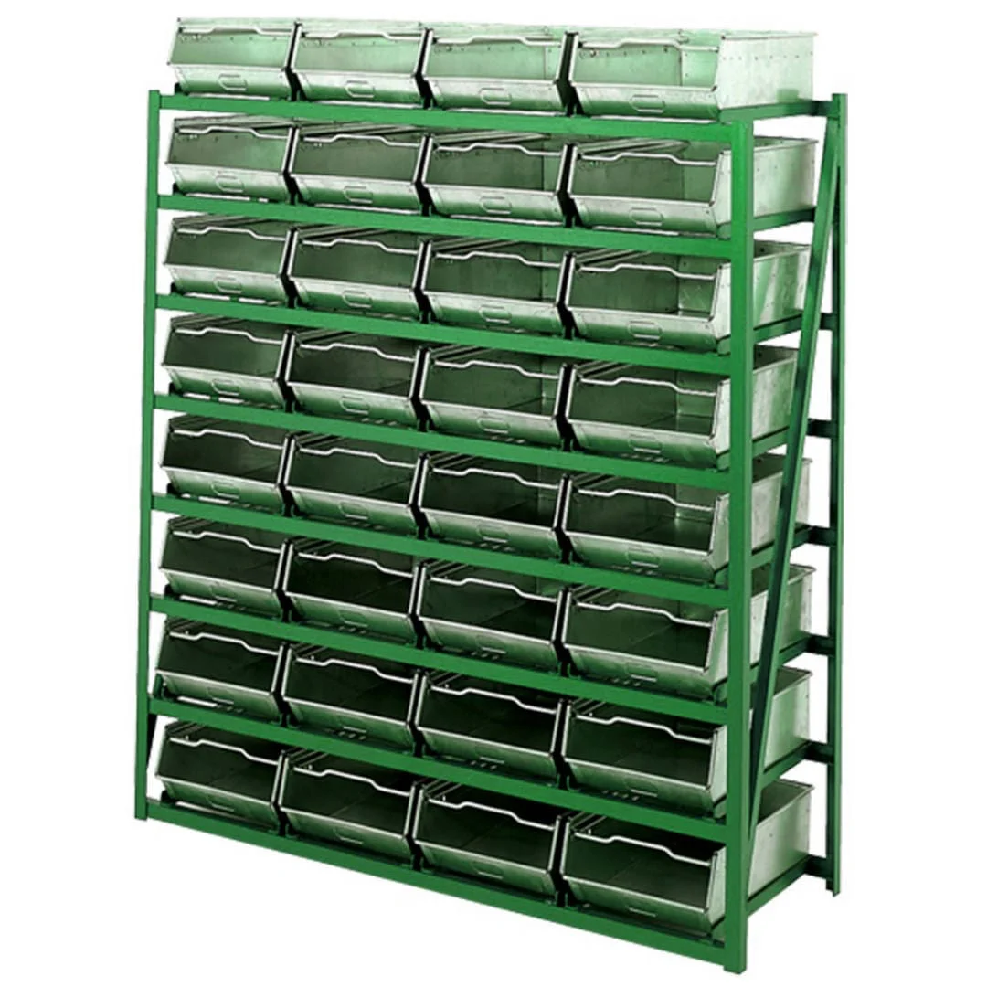Galvanised Bin Racks - Image 35