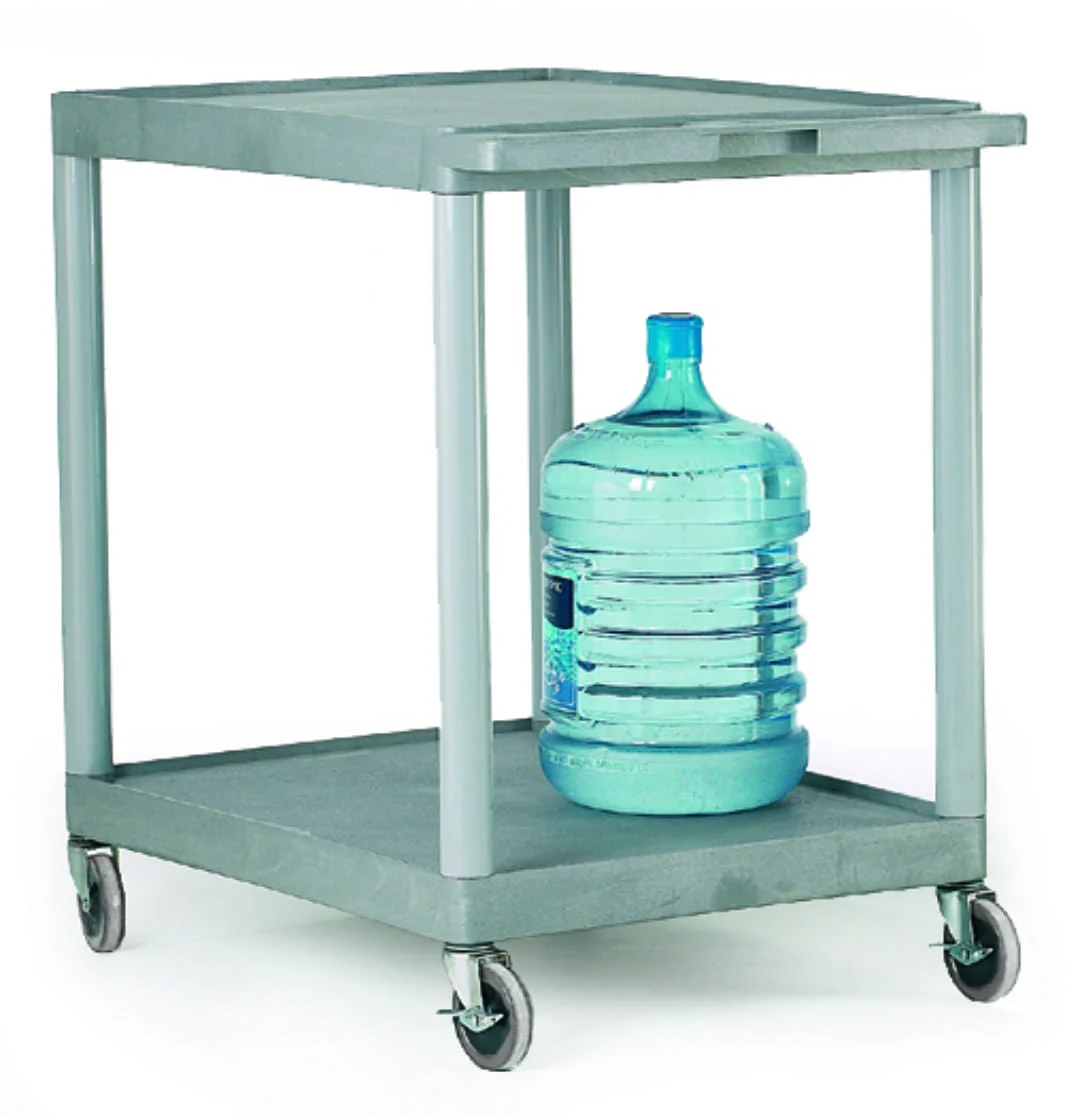 Proplaz Superstrength Grey Shelf Trolley - 2 Shelves