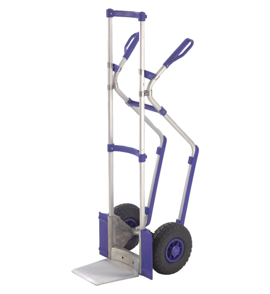 Aluminium Sack Truck with Blue Guards