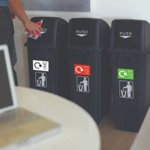 Recycling Bins - Set of 3